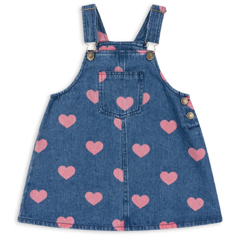 Konges Sløjd Bon Coeur Pink Magot Overall Dress Gots Bold pattern unclassified dresses Konges Sløjd Bon Coeur Pink Magot Overall Dress Gots Bold pattern unclassified dresses