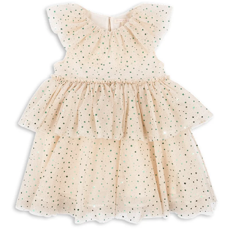 Konges Sløjd Fairy Etoile Green Fairy Dress Satin unclassified dresses