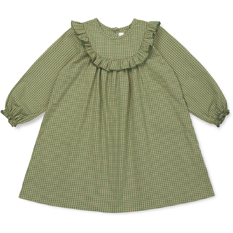 Lalaby Green Check Noey Dress Baby Spring unclassified dresses