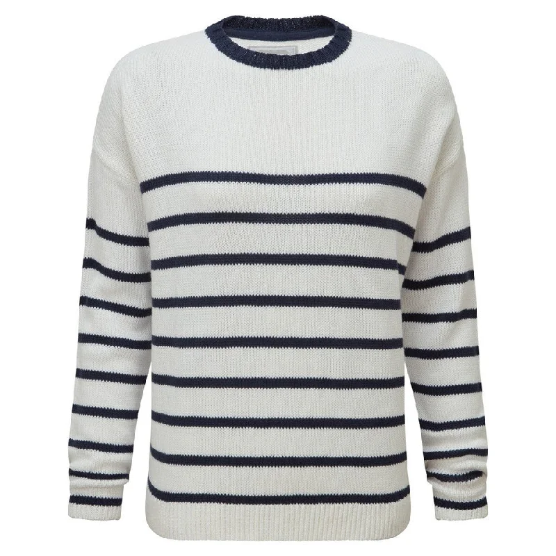 Lee Bay Jumper - Soft White/Navy Festival unclassified dresses