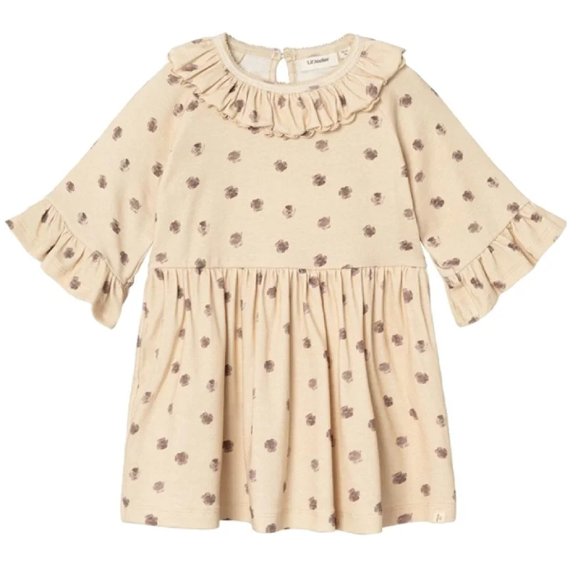 Lil'Atelier Fog Flower Gaya 3/4 Loose Dress Office unclassified dresses
