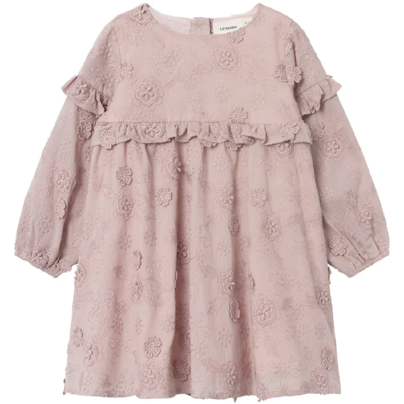 Lil'Atelier Shadow Gray Odana Loose Dress Wrap unclassified dresses