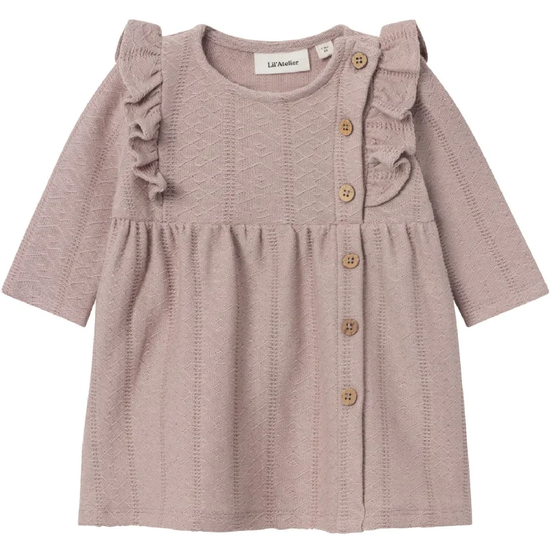 Lil'Atelier Shadow Gray Ominas Dress Vintage unclassified dresses