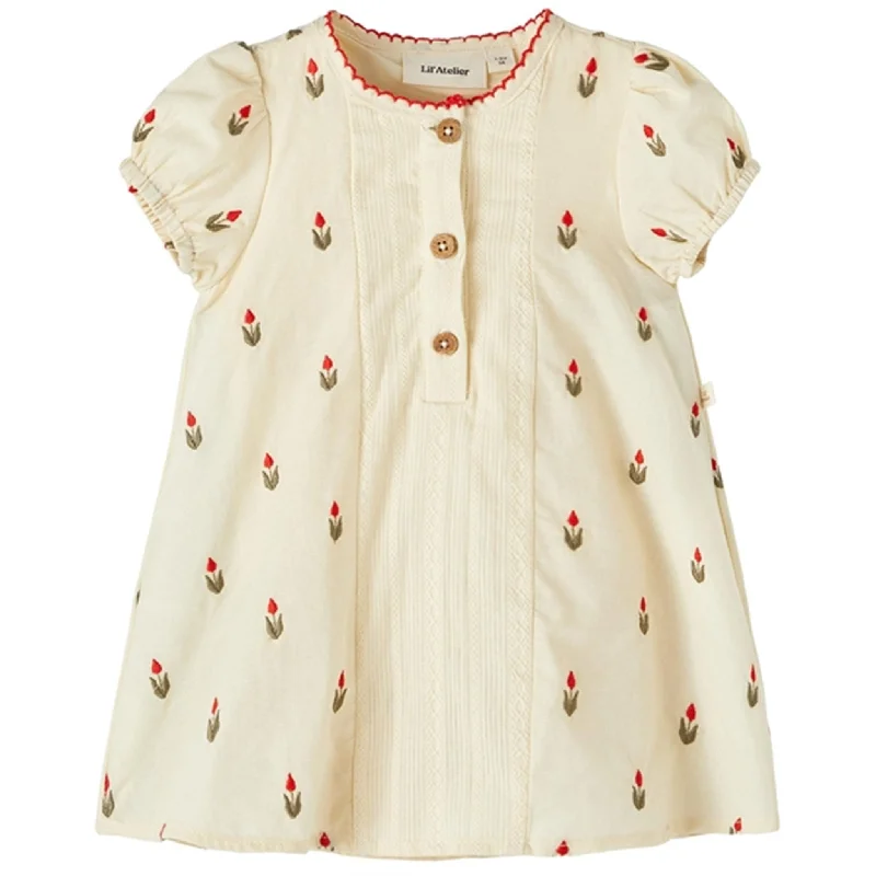 Lil'Atelier Turtledove Halma Loose Body Dress Luxury unclassified dresses