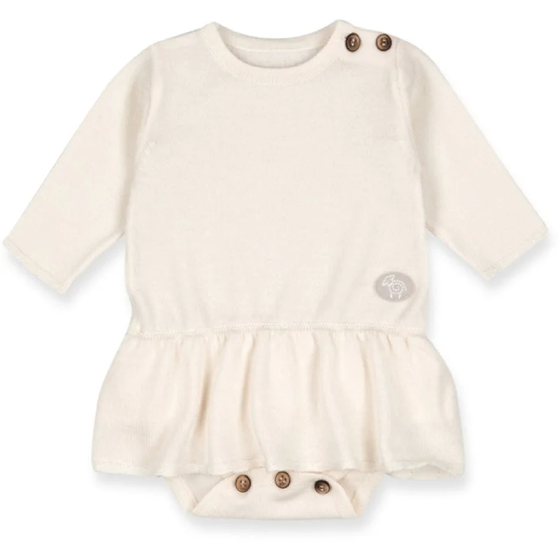 Lillelam Dress Body Baby Natur Cream White Ruffled unclassified dresses