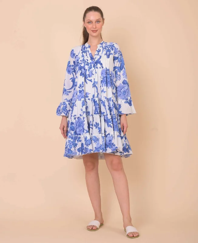 Lobster Dress - Peony Blue Off-shoulder unclassified dresses