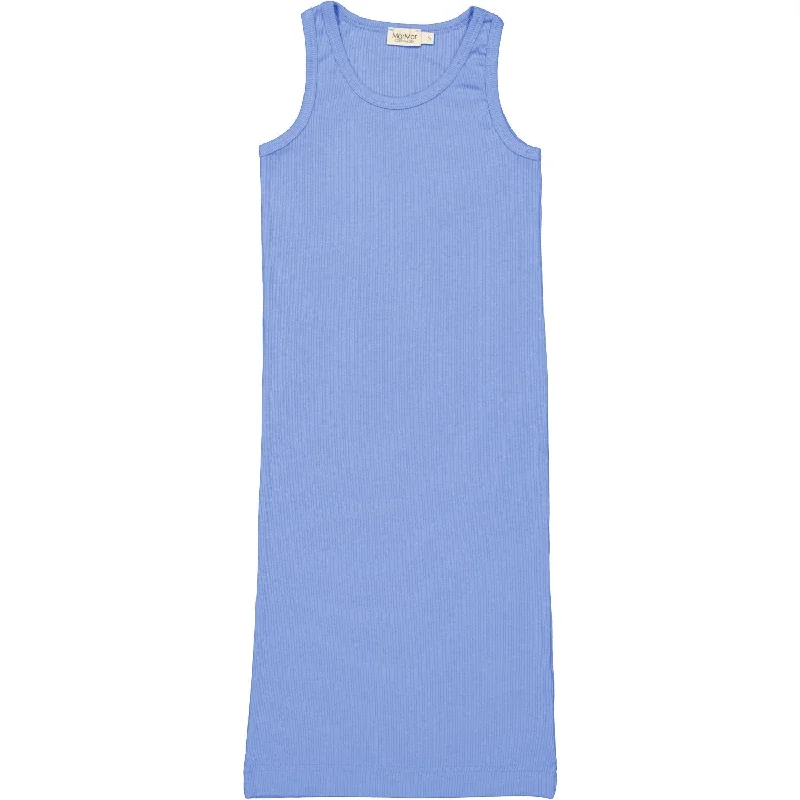 MarMar Modal Fine Rib Cornflower Dudu Dress Comfortable unclassified dresses