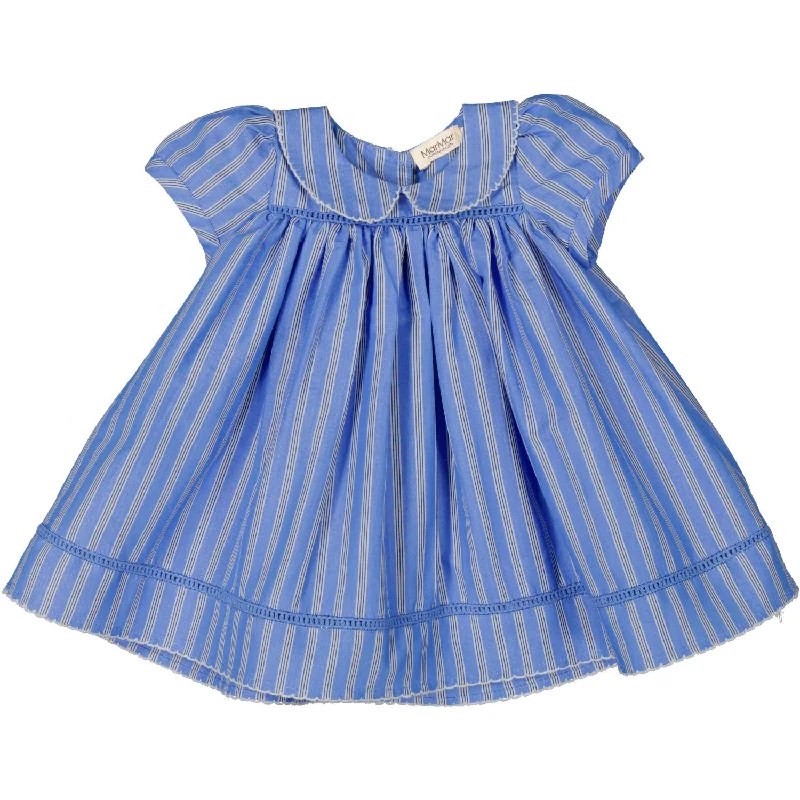 MarMar Smooth Cotton Cornflower Stripe Dulla Dress Long unclassified dresses
