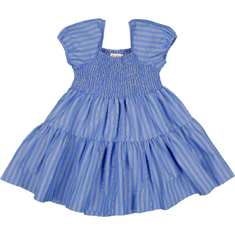 MarMar Smooth Cotton Cornflower Stripe Dyman Dress Sexy unclassified dresses
