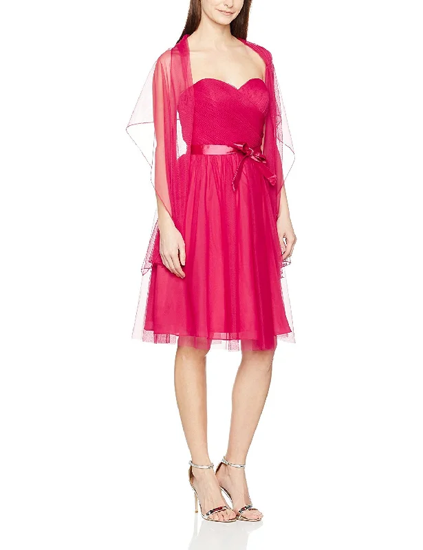 Mascara Women's Nett Bow Gown Dress Magenta Earthy tone unclassified dresses