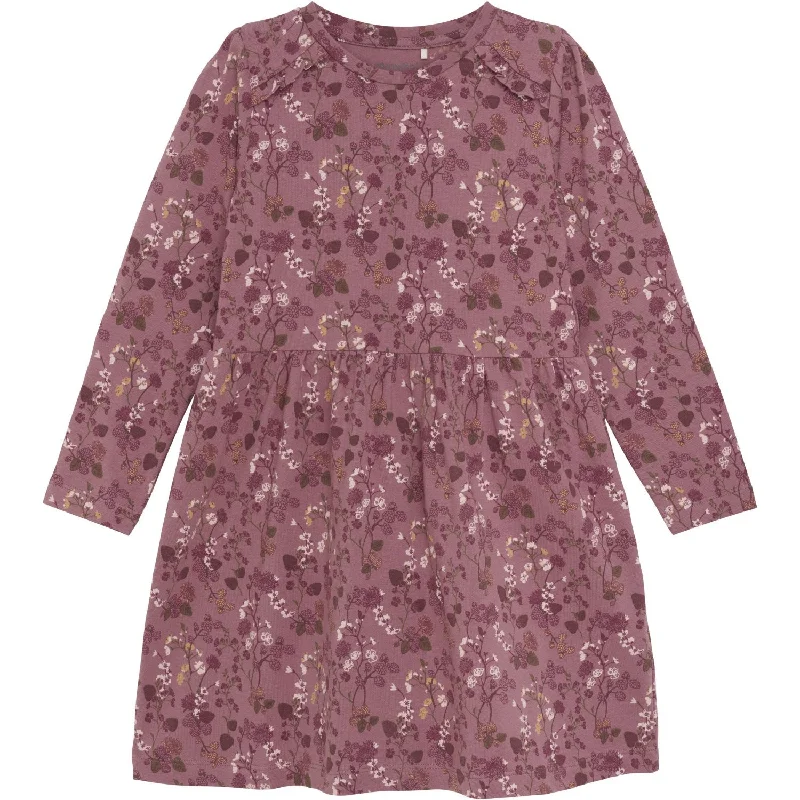 Minymo Deco Rose Dress AOP Sequin unclassified dresses