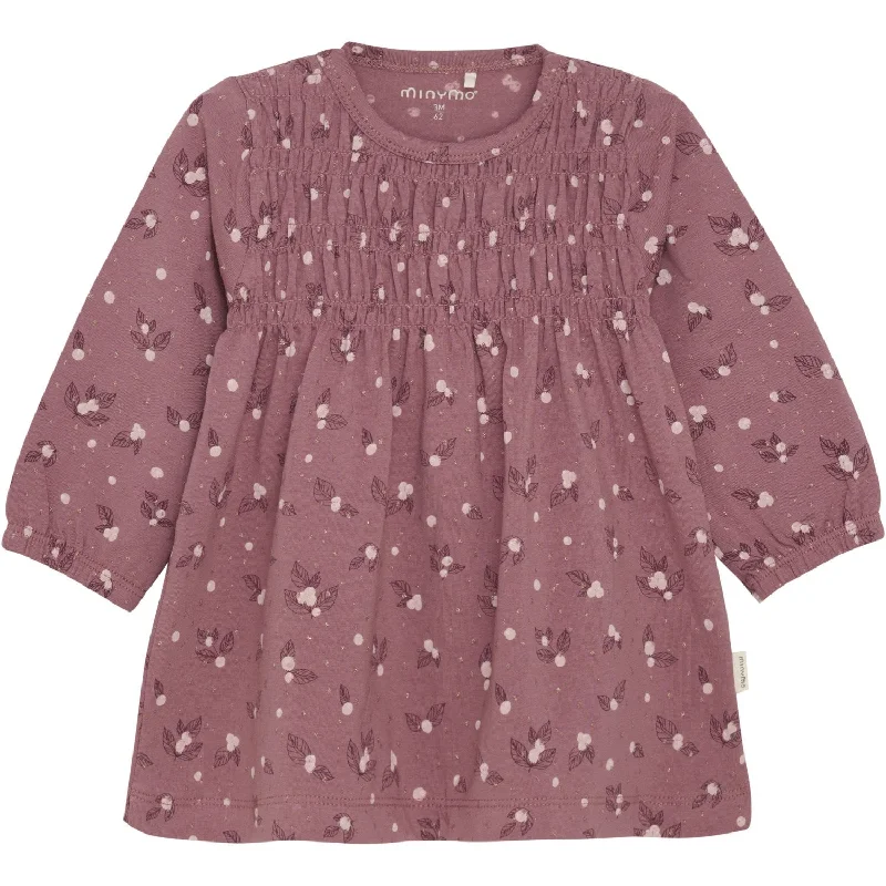 Minymo Deco Rose Dress AOP Lounge unclassified dresses