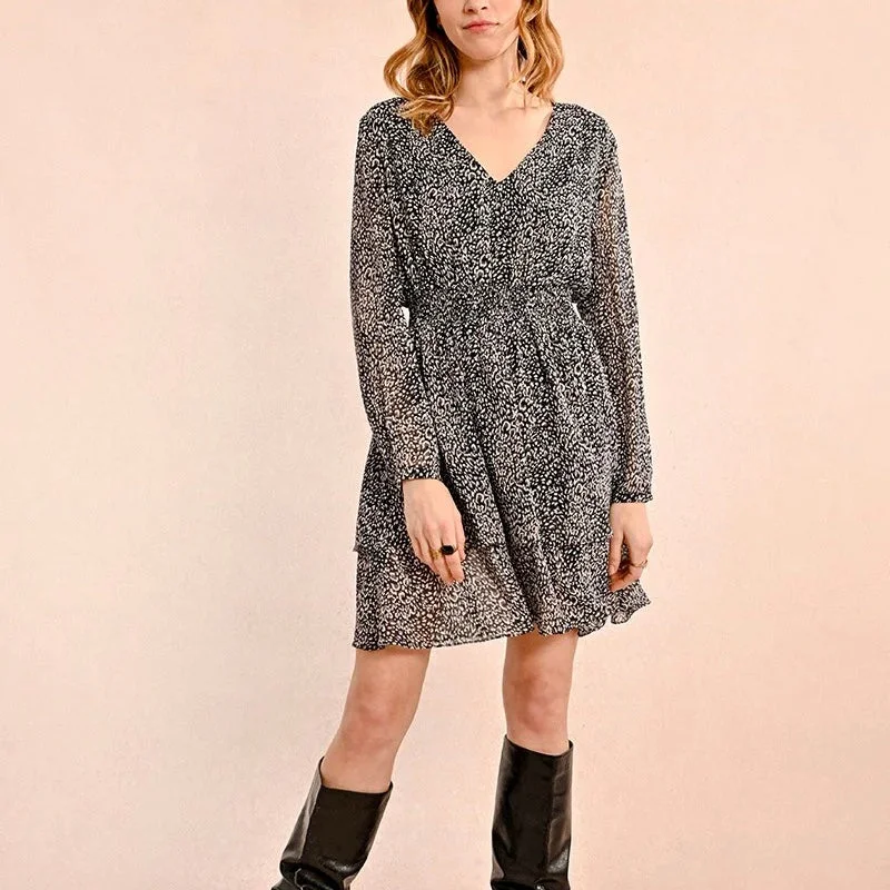 Molly Bracken Smocked Waist Dress Tulle unclassified dresses