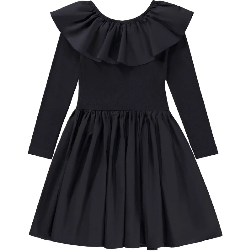 Molo Black Cille Dress Cotton unclassified dresses
