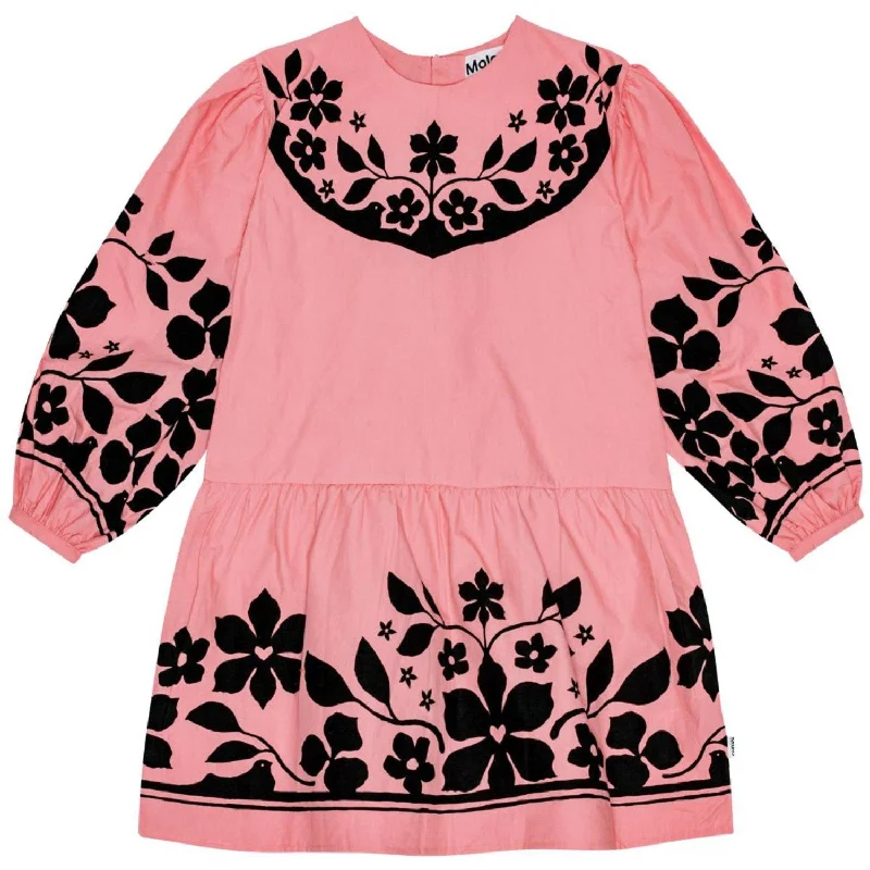 Molo Pink Folklore Camilla Dress Formal unclassified dresses