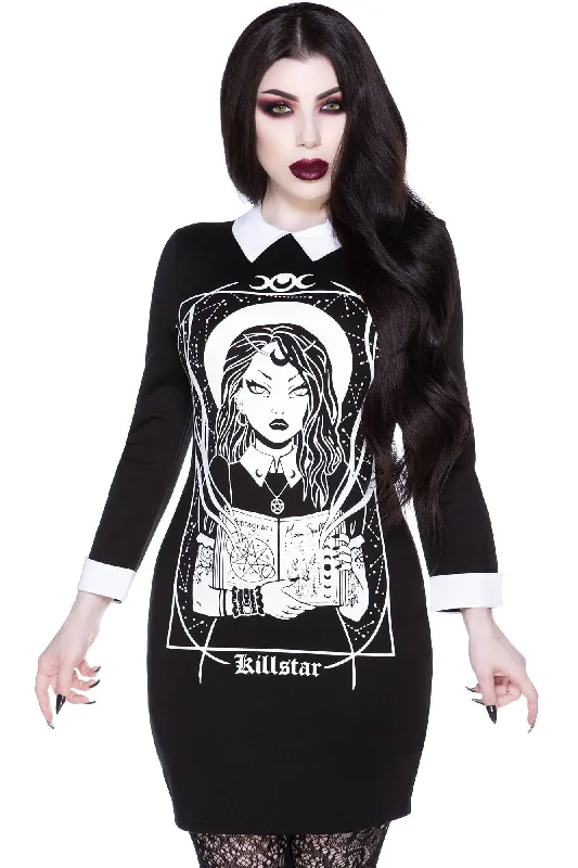 Moonspell Collar Dress - Resurrect Lounge unclassified dresses