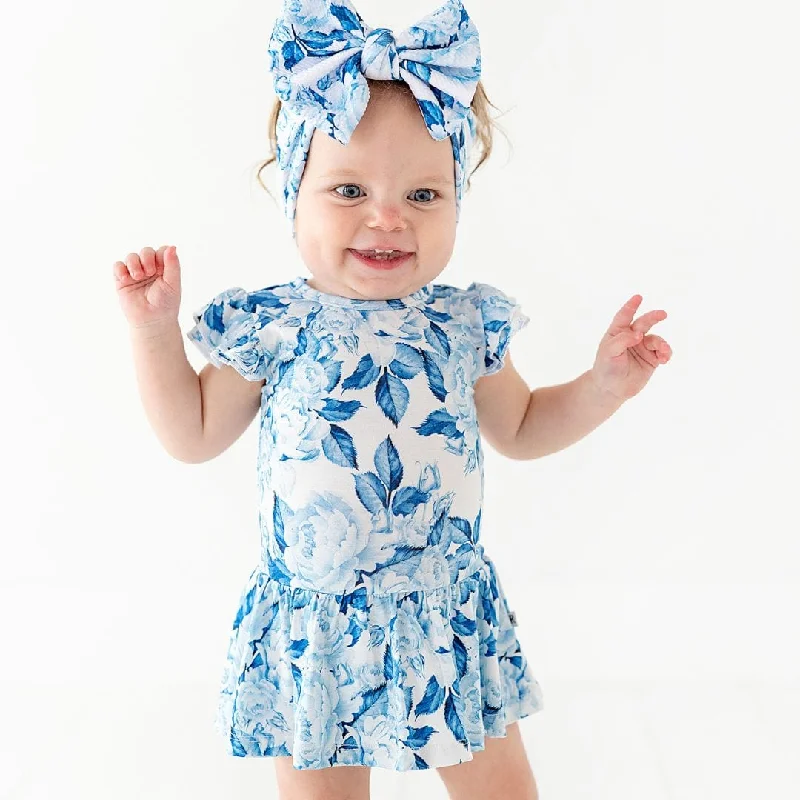 My Something Blue Ruffle Dress Wrap unclassified dresses