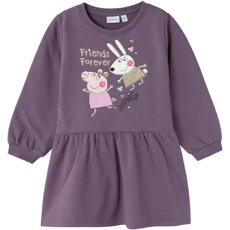 Name It Arctic Dusk Amira Peppa Pig Sweat Dress Spring unclassified dresses