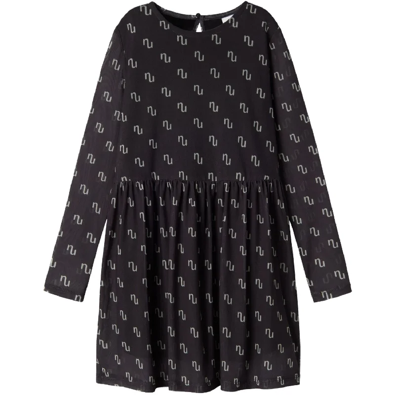 Name It Black Nokao Dress Floral unclassified dresses
