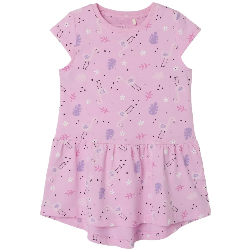 Name It Bonbon Flamingos Vigga Capsl Dress Noos A-line unclassified dresses