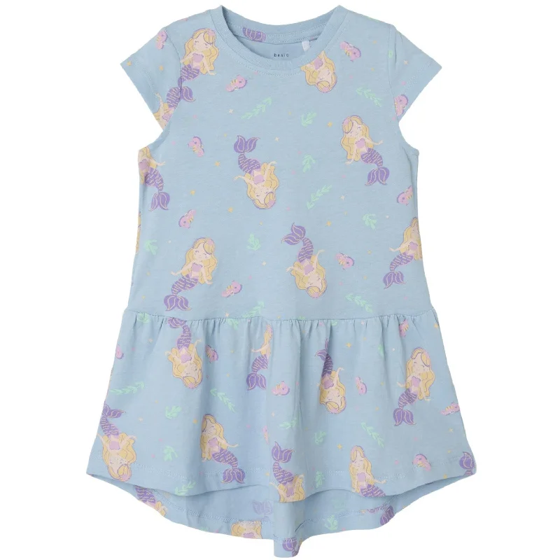 Name It Chambray Blue Mermaids Vigga Capsl Dress Noos Trendy unclassified dresses