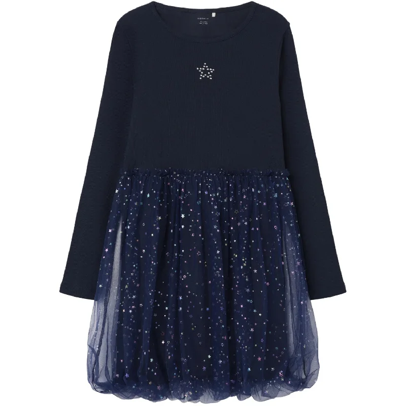 Name It Dark Sapphire Rarana Dress Elegant unclassified dresses