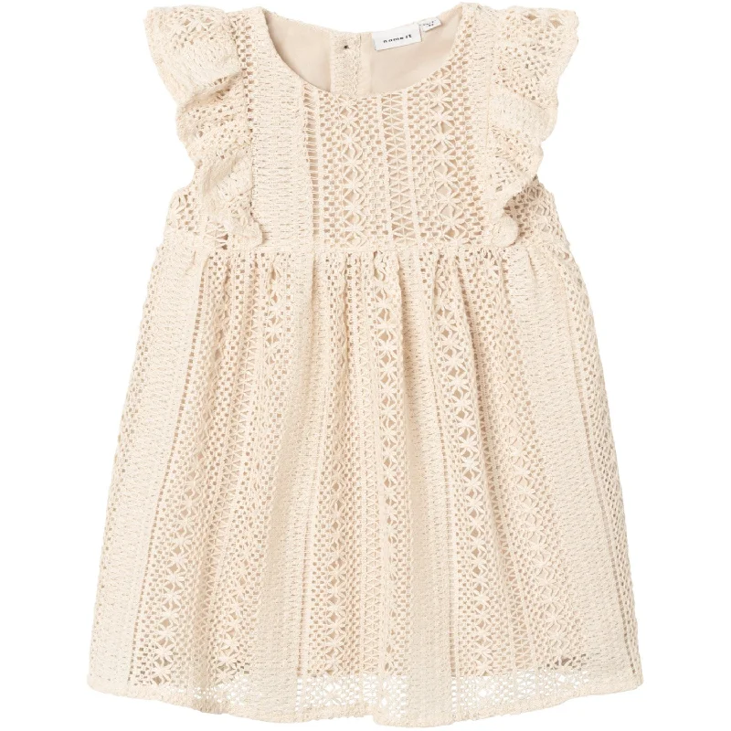 Name It Oatmeal Hisilka Spencer Dress Designer unclassified dresses