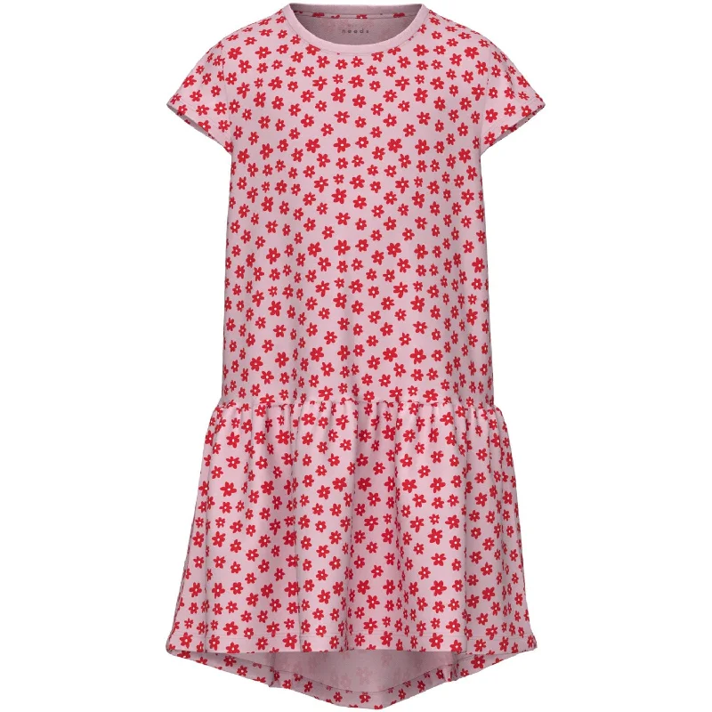 Name It Parfait Pink Red flowers Vigga Capsl Dress Elegant unclassified dresses