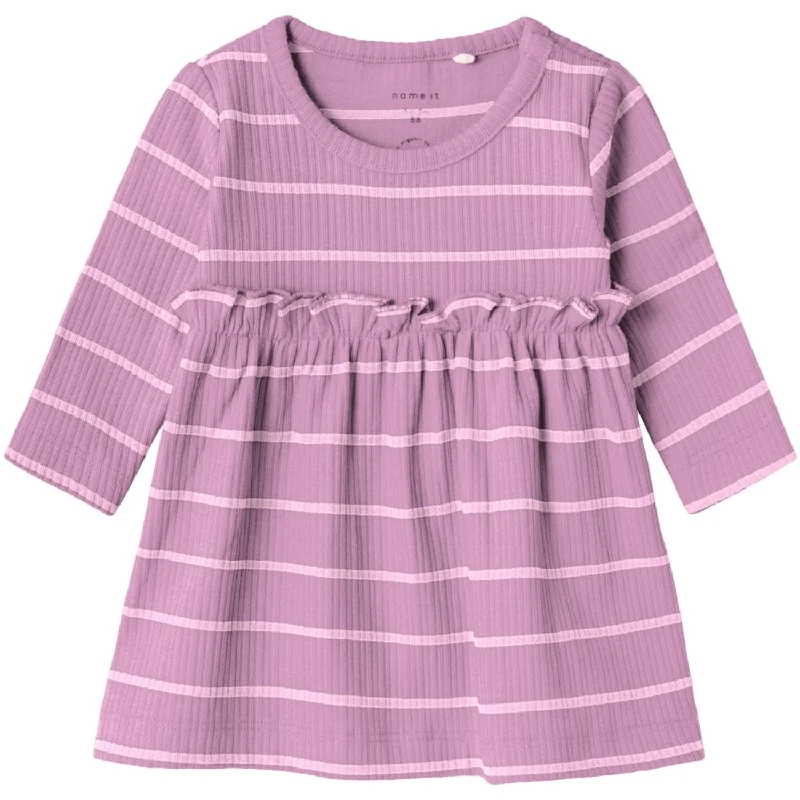 Name It Pastel Lavender Kianna Dress Neutral tone unclassified dresses
