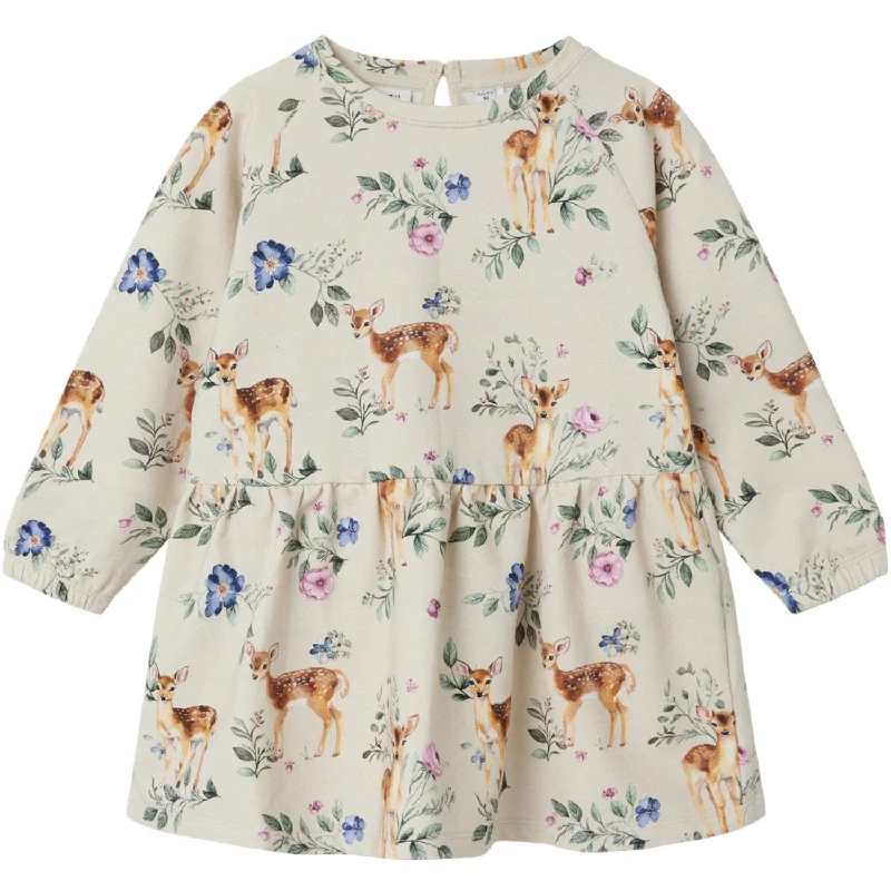 Name It Peyote Melange Ojette Sweat Dress Engagement unclassified dresses