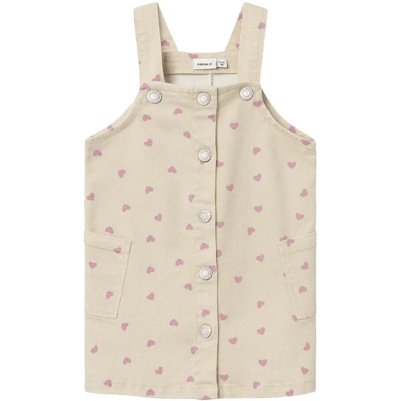 Name It Summer Sand Heart Ane Twill Spencer Dress Fashionable unclassified dresses
