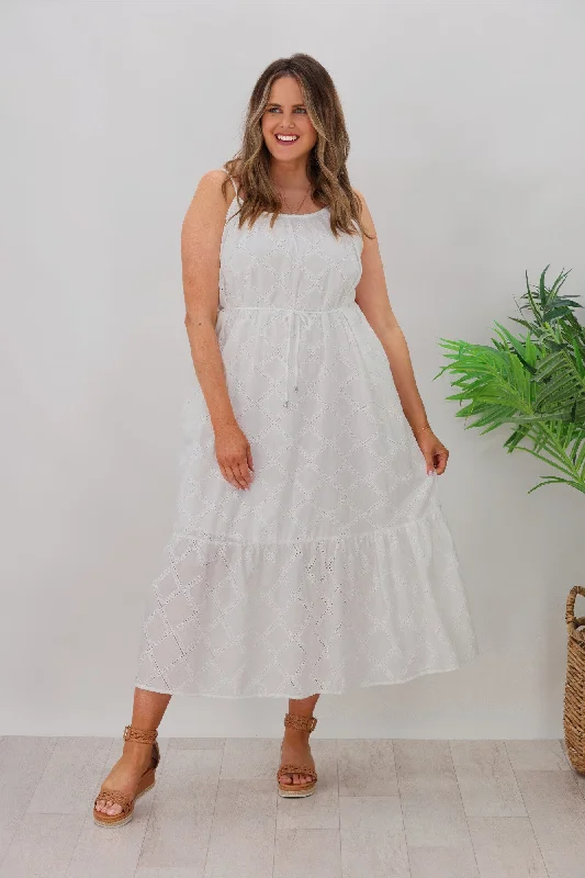 Natural Bay Kiana Dress White Trendy new unclassified dresses