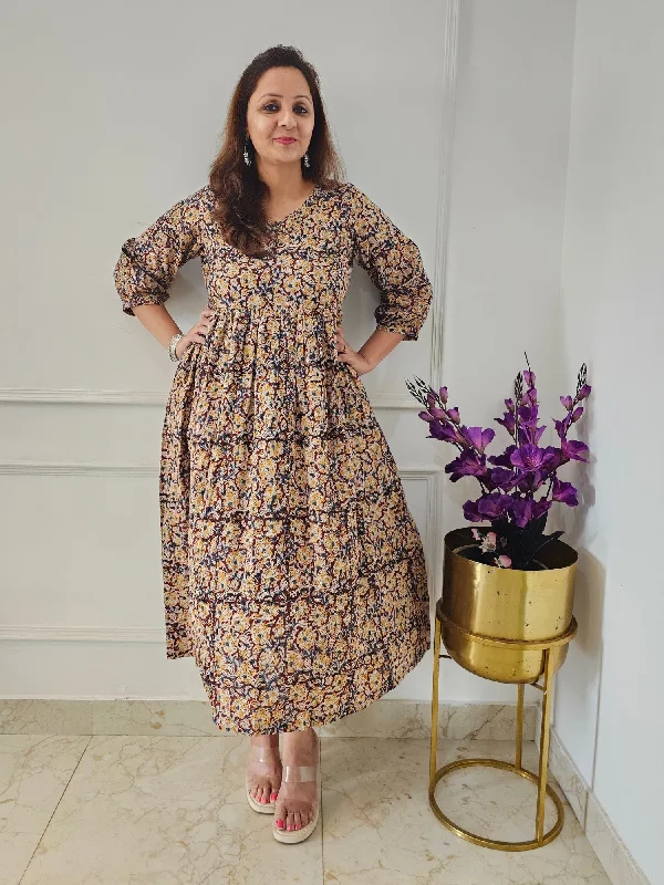 Nayonika Kalamkari Cotton Dress Trendy new unclassified dresses