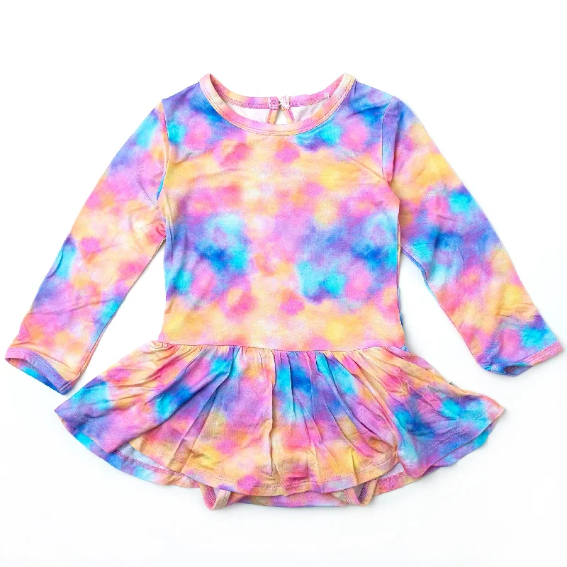 Cotton Candy Sky Ruffle Dress Corset unclassified dresses