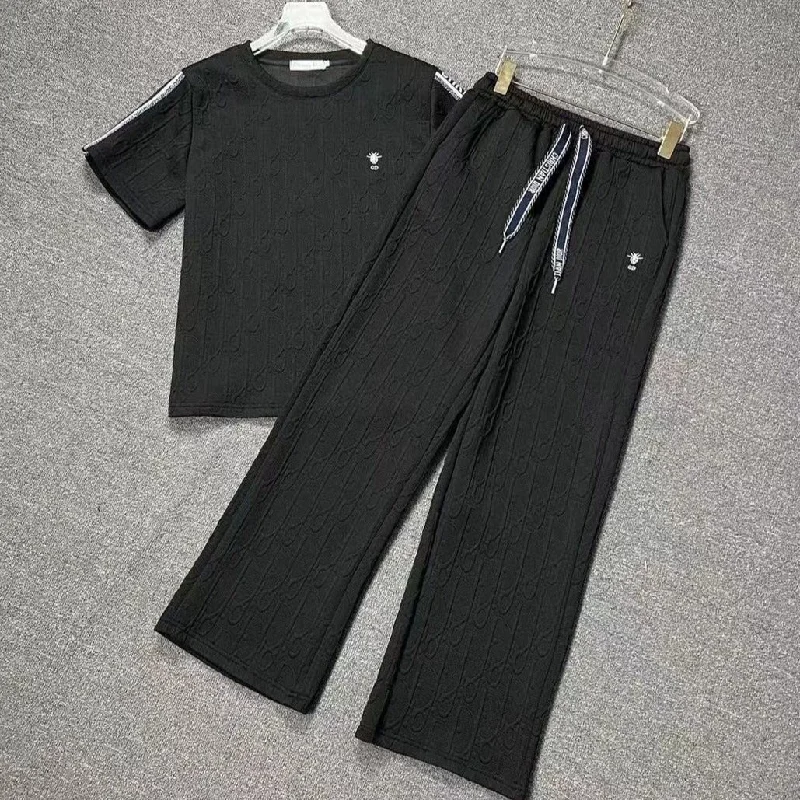 Premium Solid Color Track Set For Women Monochrome unclassified dresses