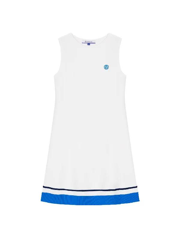 Resort Flare Dress- Off White Long sleeve unclassified dresses
