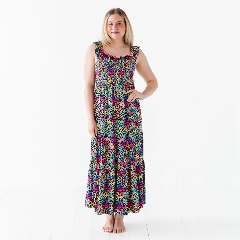 Roarin' Rainbow Women's Dress Monochrome unclassified dresses