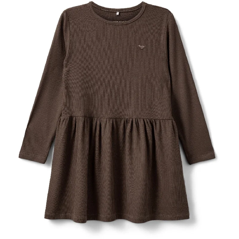Sofie Schnoor Chocolate Brown Dress Trendy unclassified dresses