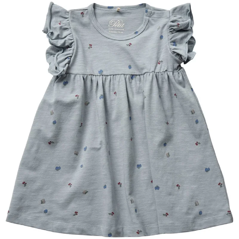 Sofie Schnoor Dusty Blue Dress Printed unclassified dresses