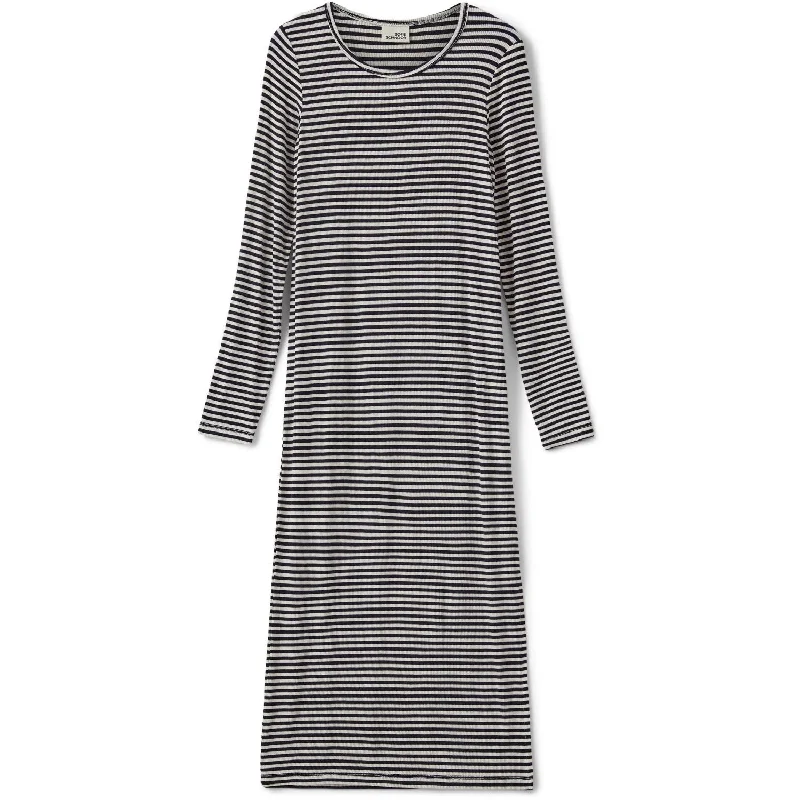 Sofie Schnoor Navy Striped Dress Wrap unclassified dresses
