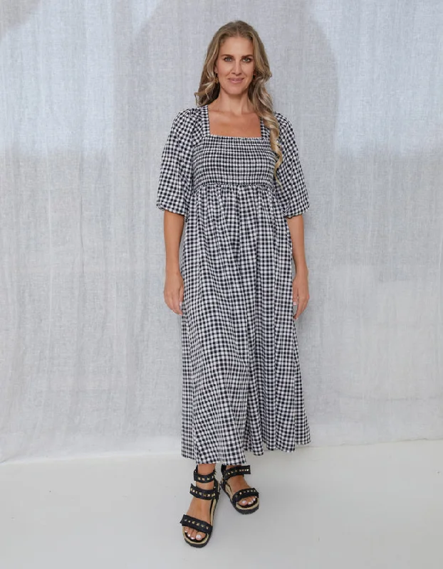 Stella + Gemma Sherry Dress Gingham Chiffon unclassified dresses