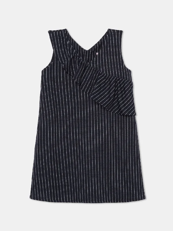 Striped Frill Dress Minimalist unclassified dresses