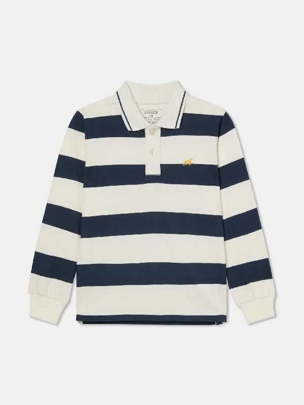 Stripped Polo Rugby Denim unclassified dresses