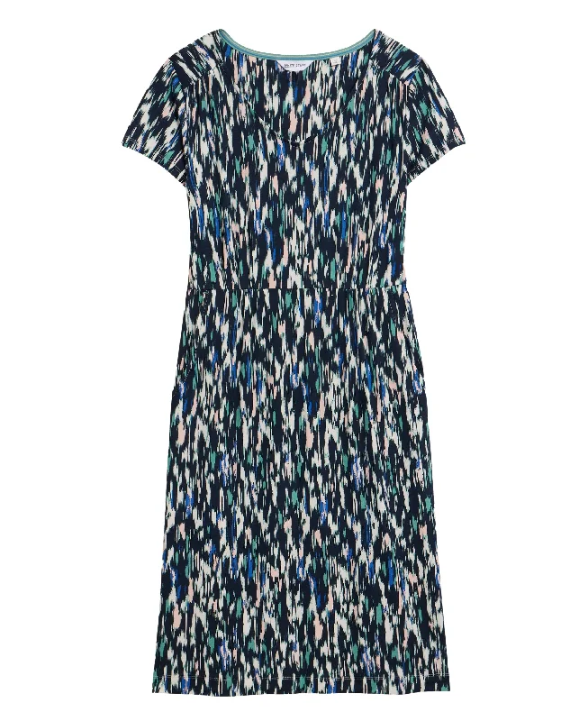 Tallie Eco Vero Jersey Dress - Navy Multi Beach unclassified dresses