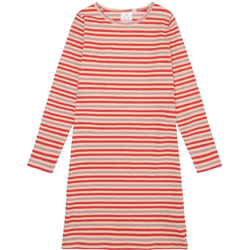 The New Chrysanthemum Lena Rib Dress Off-shoulder unclassified dresses