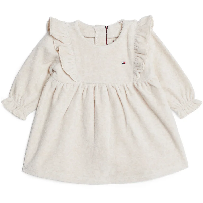 Tommy Hilfiger Country Ivory Heather Velour Dress Engagement unclassified dresses