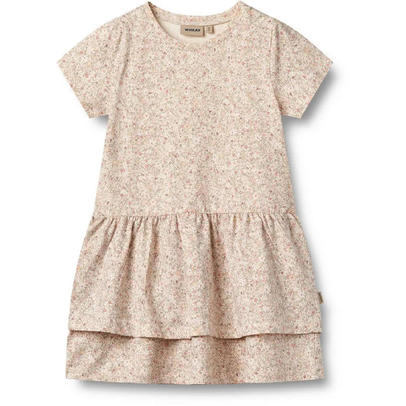 Wheat Cream Flower Meadow Jersey Dress Johanna Graduation unclassified dresses