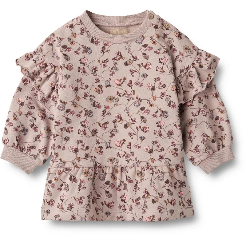 Wheat Dry Rose Flower Vine Sweat Dress Annika Chiffon unclassified dresses