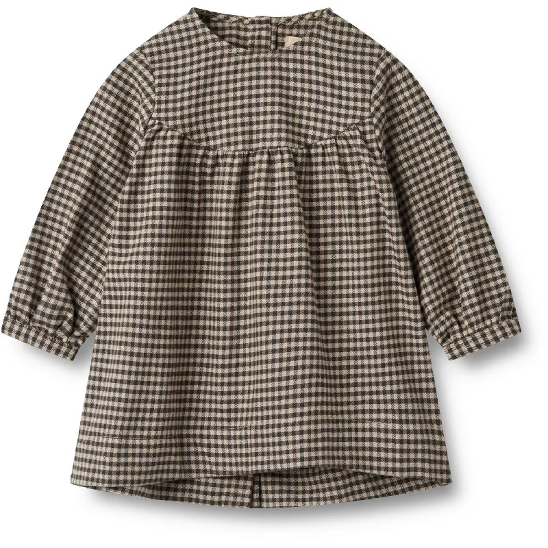 Wheat Raven Check Dress Fenja Fall unclassified dresses