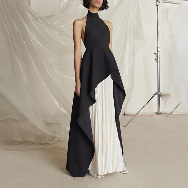 Women's Fashion Round Neck Sleeveless Dress Irregular Suit Corset unclassified dresses Women's Fashion Round Neck Sleeveless Dress Irregular Suit Corset unclassified dresses